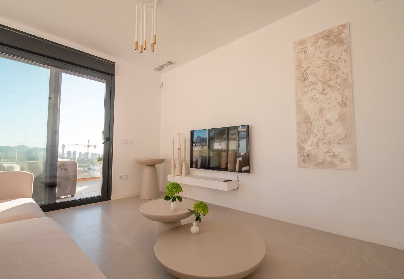 Apartamento en Finestrat - 2 Benidorm Amber Stay Duplex 2 Private Jacuzzi