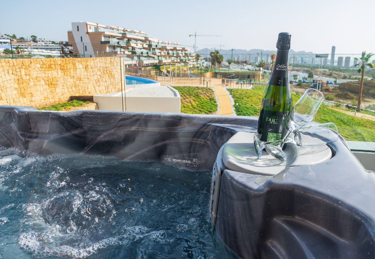 Apartamento en Finestrat - Holidays Amber Stay Duplex 3 Private Jacuzzi