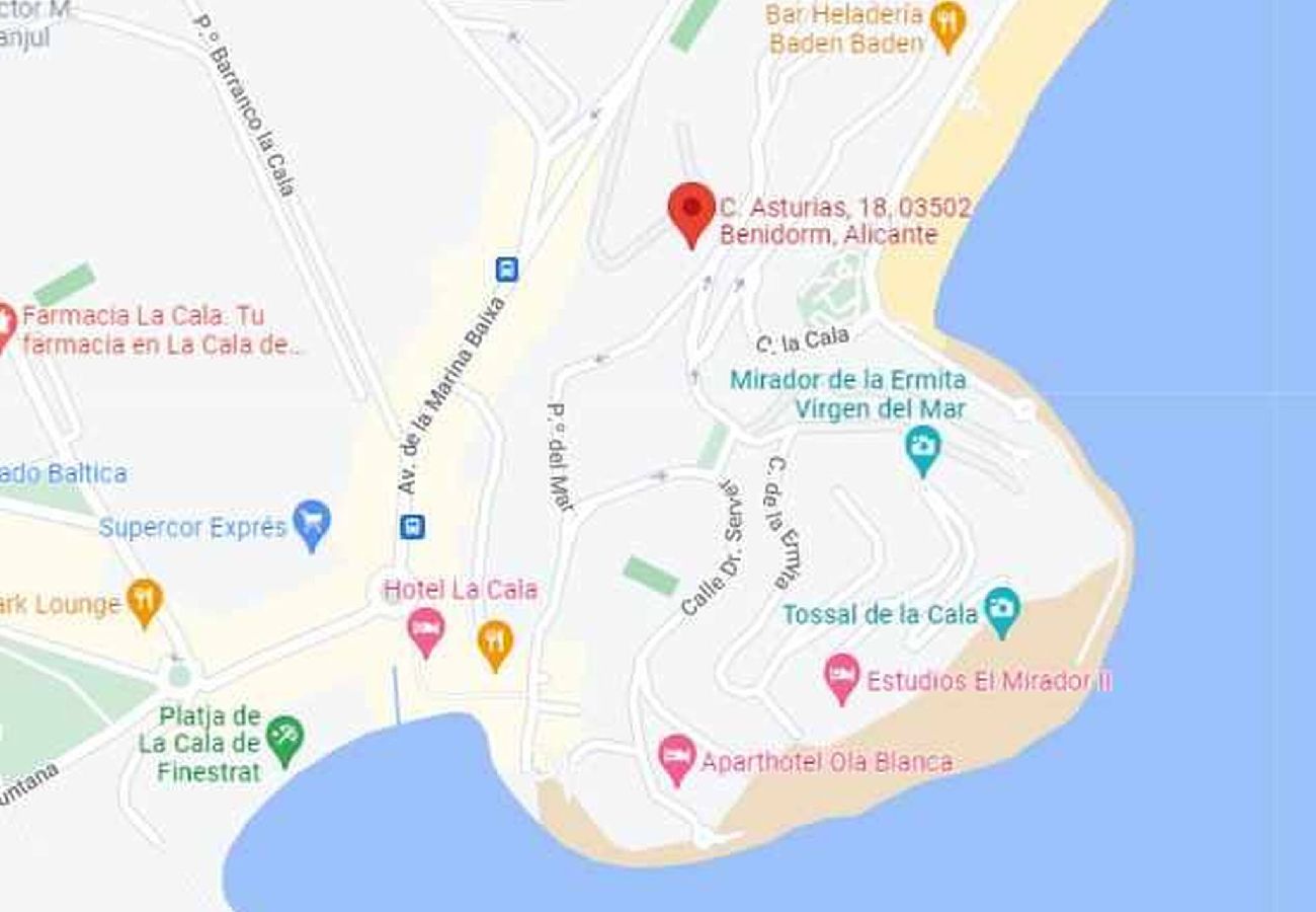 Apartamento en Benidorm - Cala Don Miguel 13-C