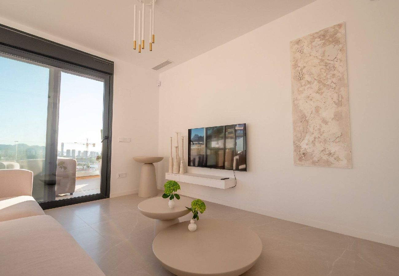 Apartamento en Finestrat - 1 Benidorm Amber Stay Duplex 1 Private Jacuzzi